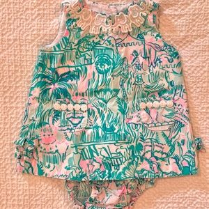 Lily Pulitzer Dress & Diaper Cover